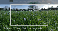 Desktop Screenshot of lacledeschamps-normandie.com