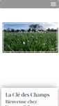 Mobile Screenshot of lacledeschamps-normandie.com